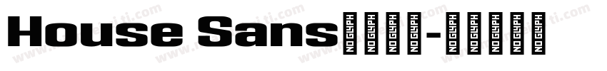 House Sans字体家族字体转换